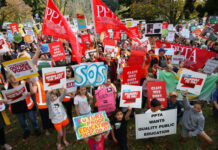 Nearly 50,000 New Zealand teachers strike over pay, conditions